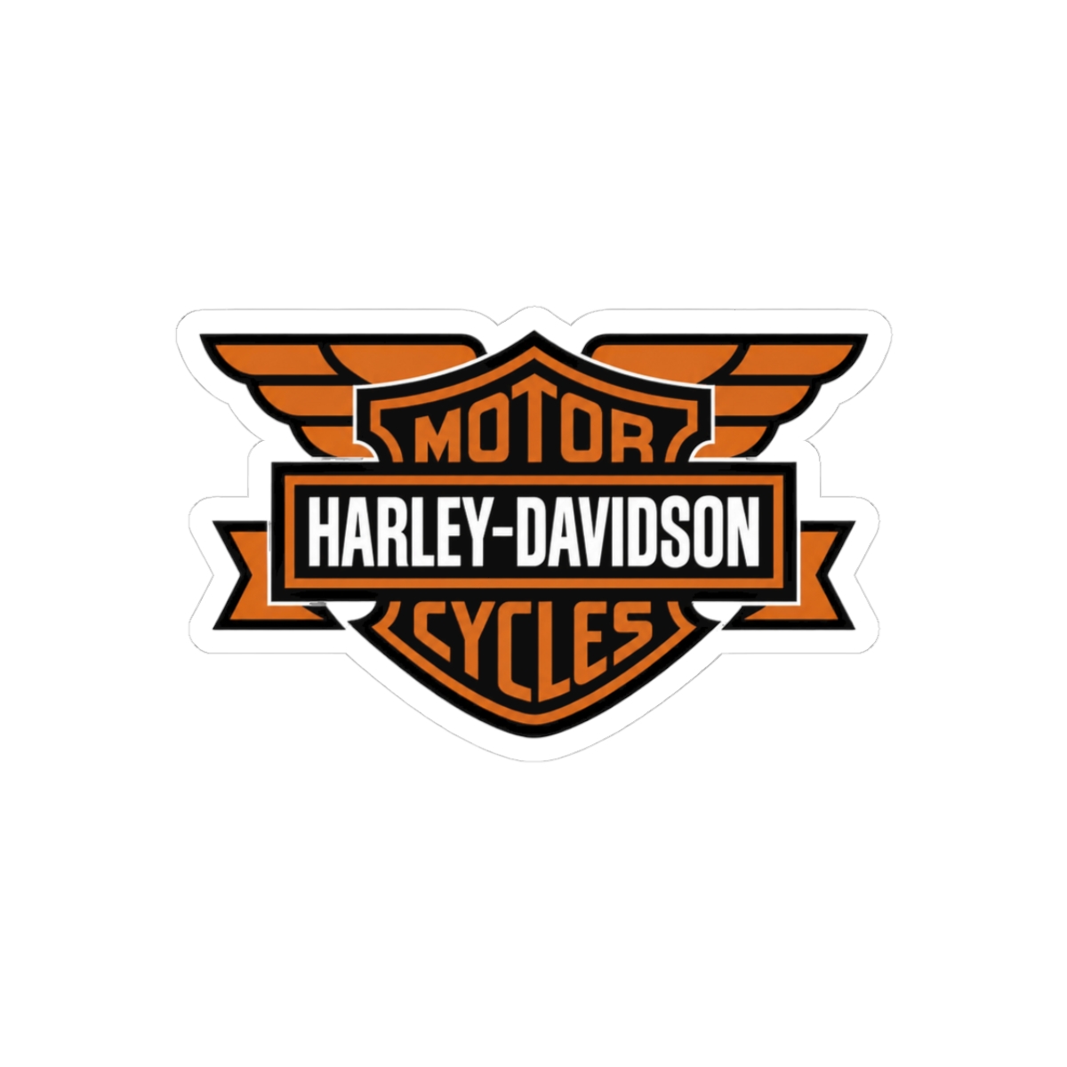 Harley Davidson Motorcycles Bold Sticker | Iconic Biker Vinyl Decal