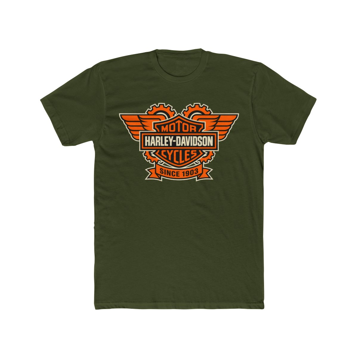 Harley Davidson Motorcycles Graphic T Shirt - Biker Lifestyle Gift - alternate angle 4, merchandise