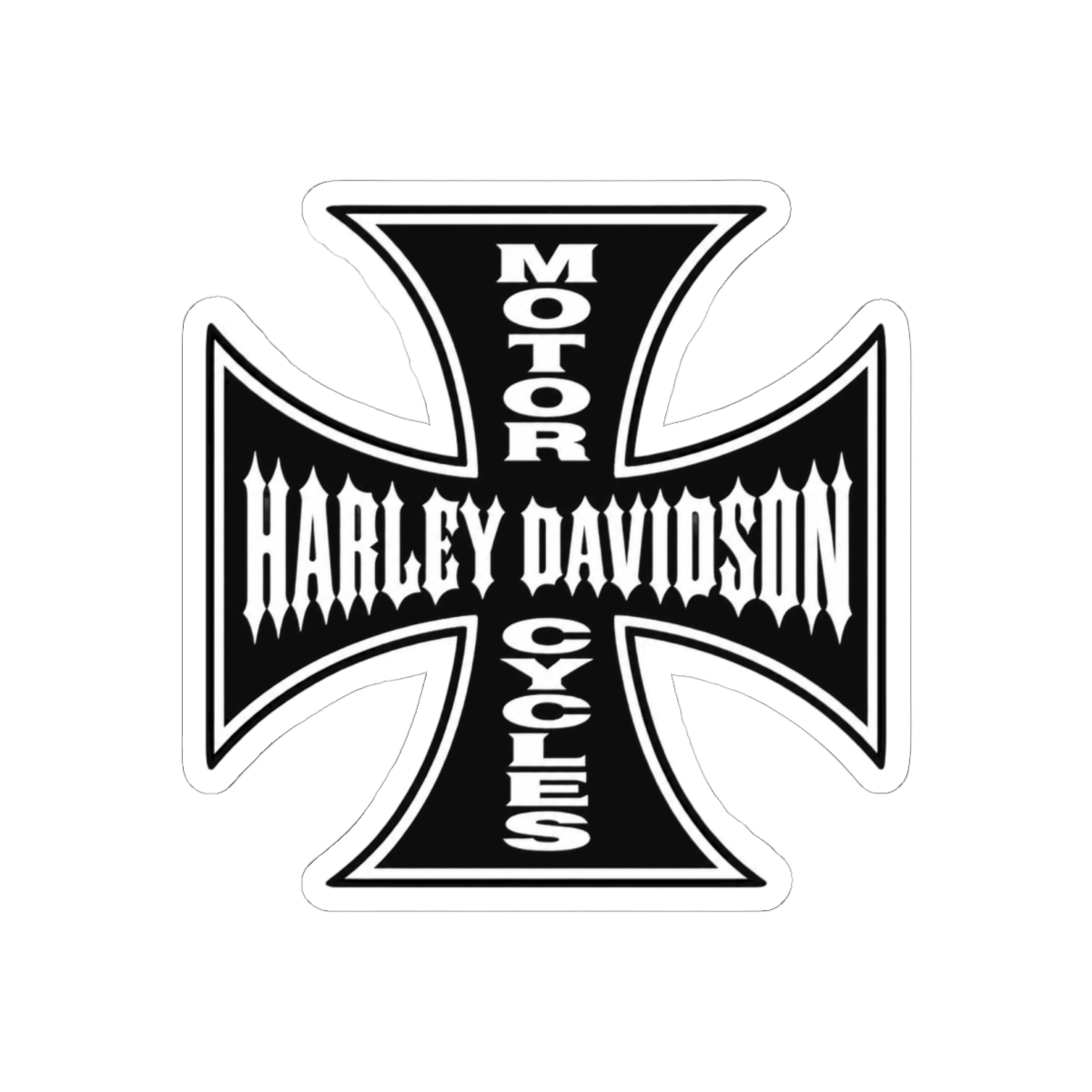 Harley Davidson West Coast Choppers Inspired Bold Graphic Sticker - alternate angle 2, merchandise
