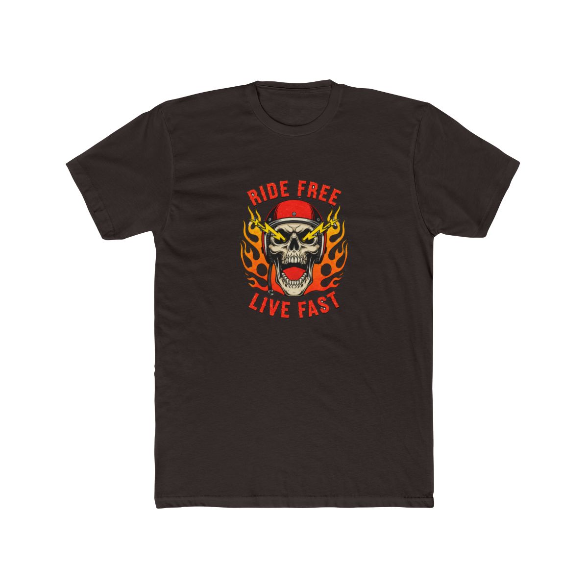 Harley Davidson Skull ride free live fast T Shirt - Official T-Shirts merchandise